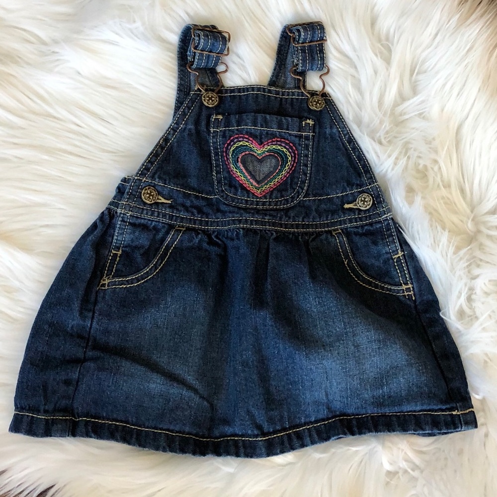 Oshkosh B’gosh denim jumper, 9-12 Month